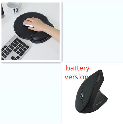 Ergonomic Vertical Wireless Mouse 6 Buttons Optical Mice