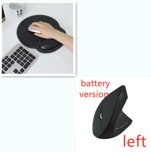 Ergonomic Vertical Wireless Mouse 6 Buttons Optical Mice