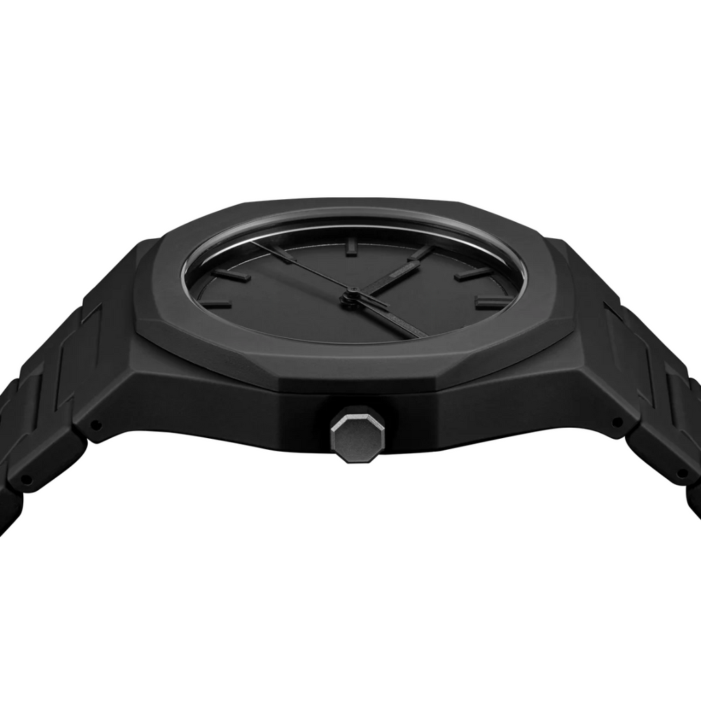 Phantom Black 41mm Stainless Steel Quartz Watch - Premium Design