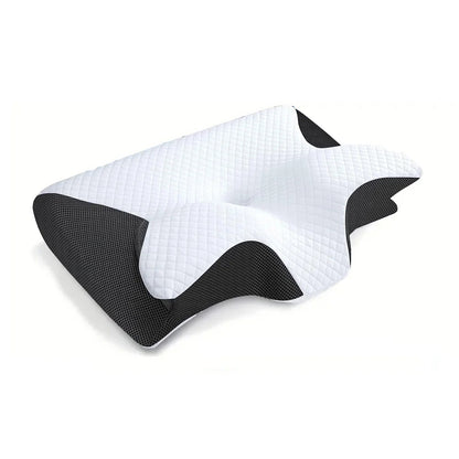 Memory Foam Cervical Pillow Ergonomic 2-in-1 Pillow for personalized neck support and comfort.