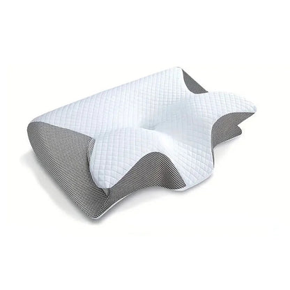 Memory Foam Cervical Pillow Ergonomic 2-in-1 Pillow for personalized neck support and comfort.