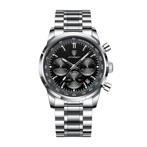 Apex 40mm Stainless Steel Quartz Watch - Coated Glass