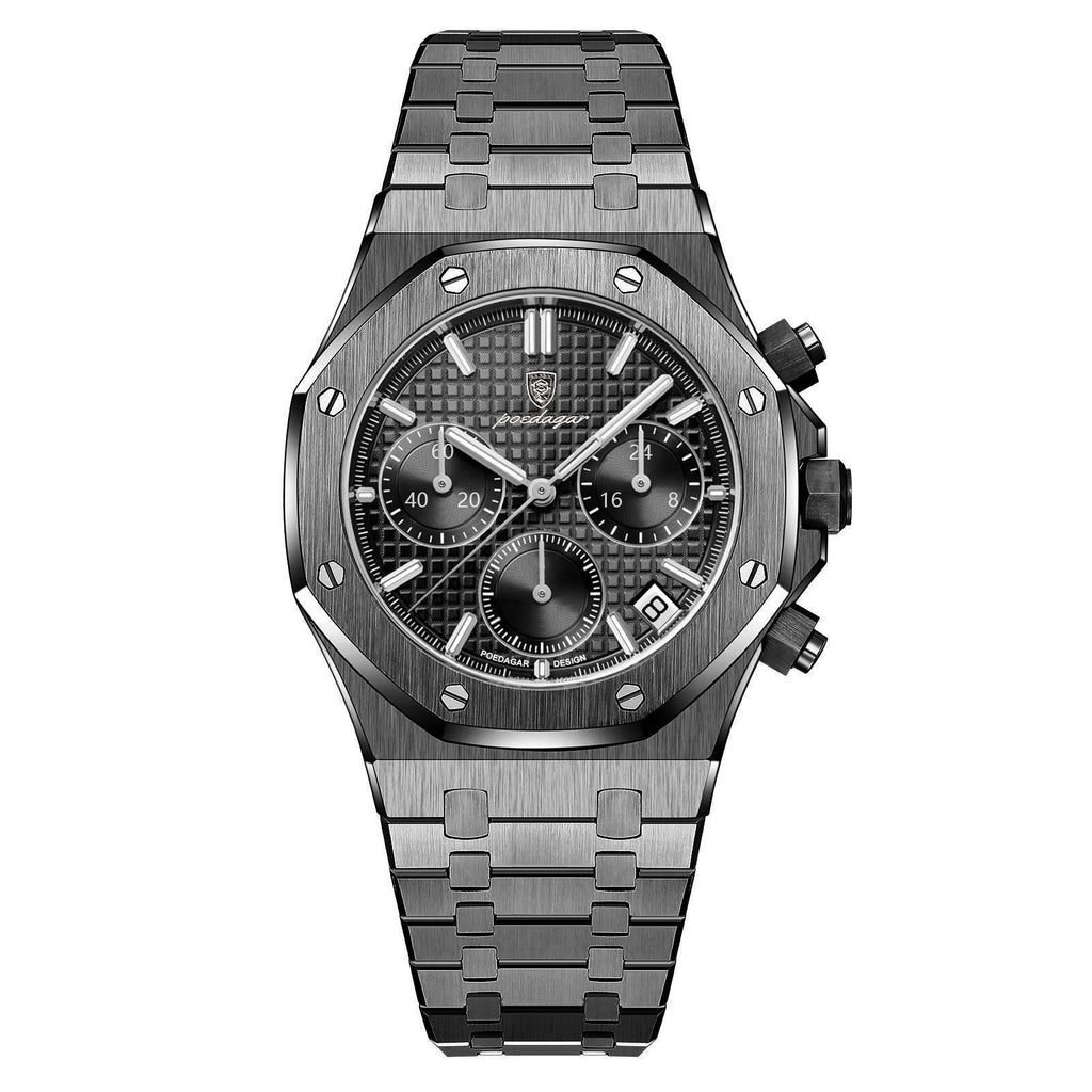 Serenade Black Edition 42mm Chronograph Watch - Premium Design