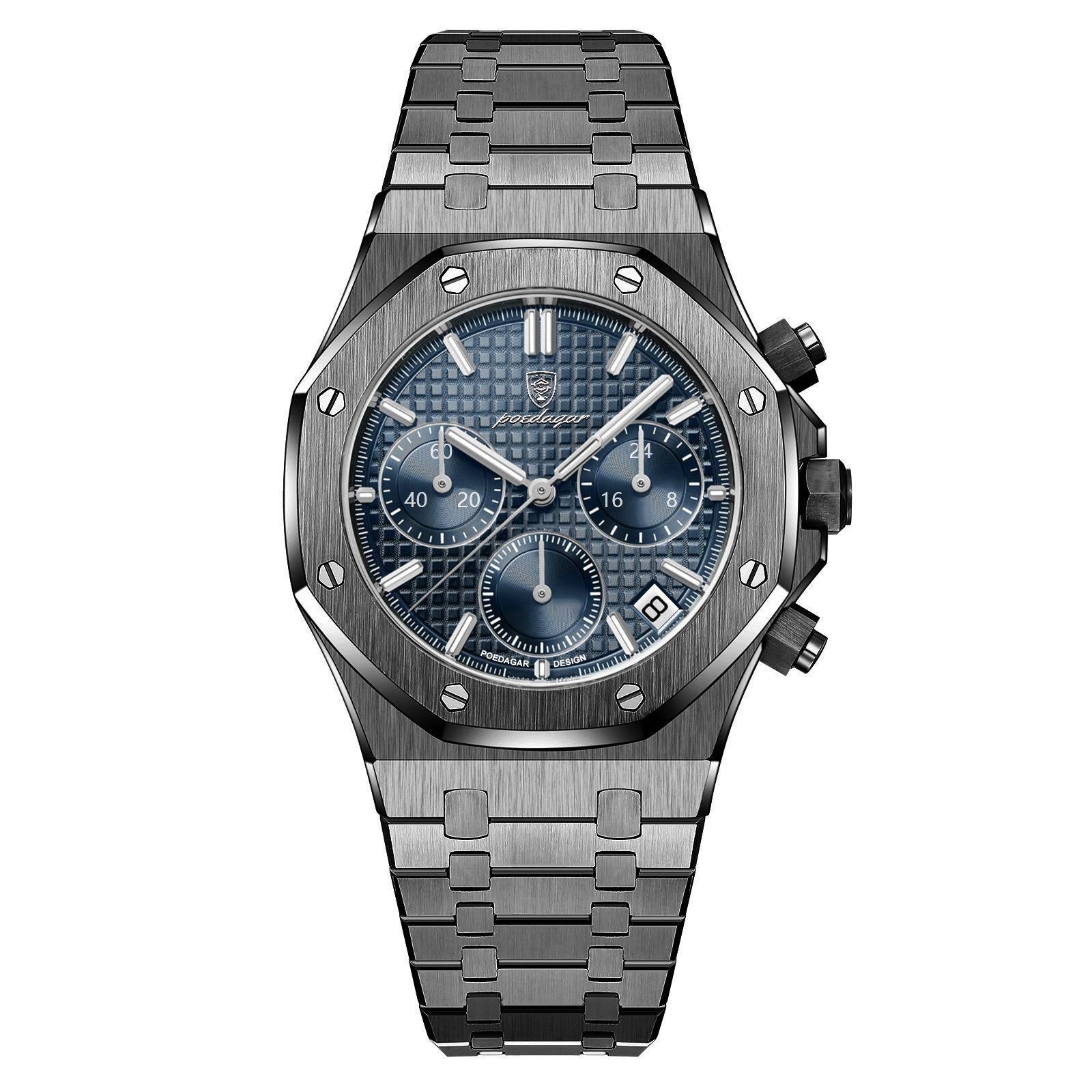 Serenade Black Edition 42mm Chronograph Watch - Premium Design