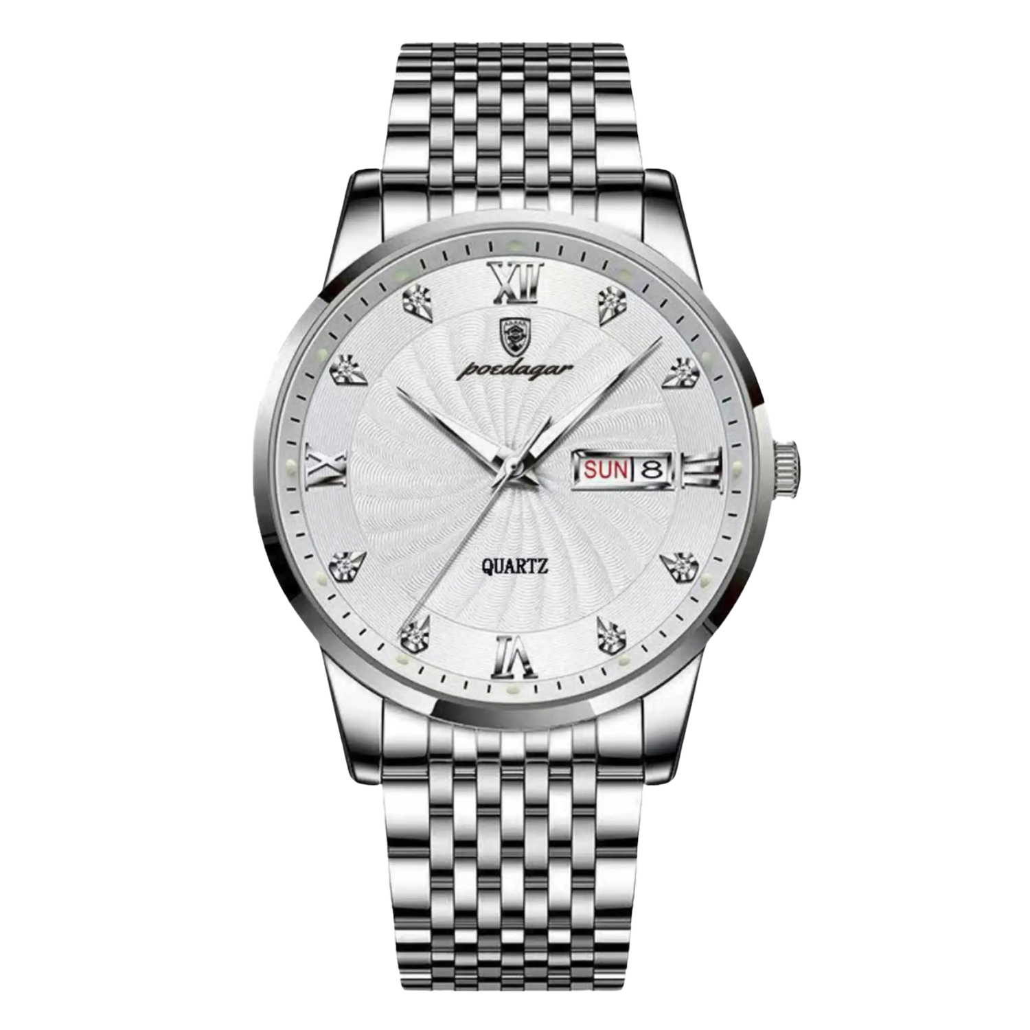 Prime 40mm Stainless Steel Quartz Watch - Coated Glass