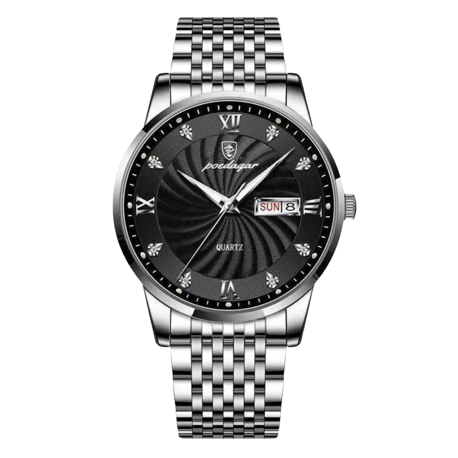 Prime 40mm Stainless Steel Quartz Watch - Coated Glass