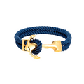 Anchor Rope Bracelet Stainless Steel Nautical Style