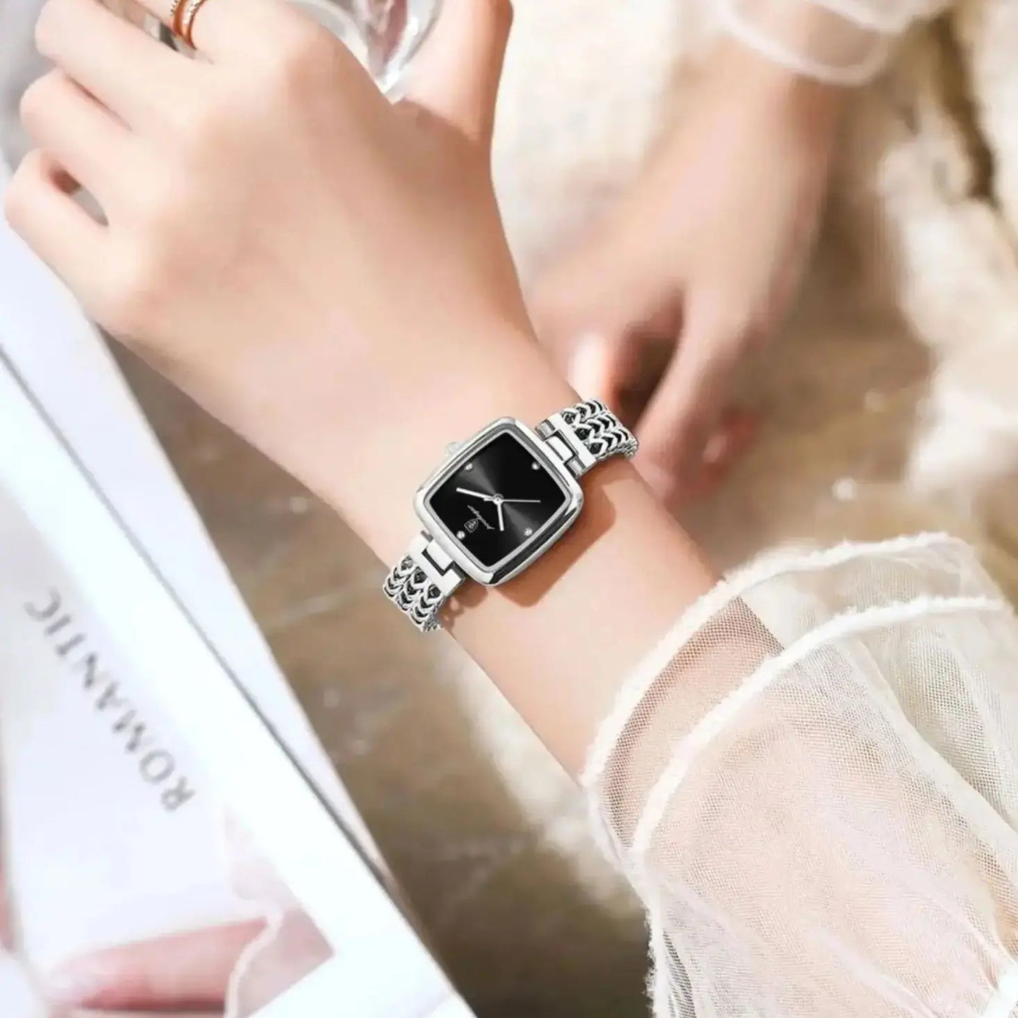 Celeste  Women's Square Luxury Watch