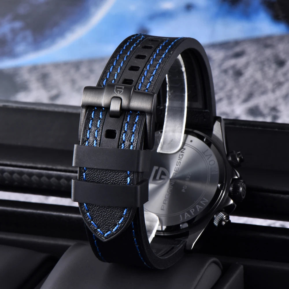 Pagani Design PD-1822 - 40mm Chronograph Watch VK64 Sapphire Crystal 100m