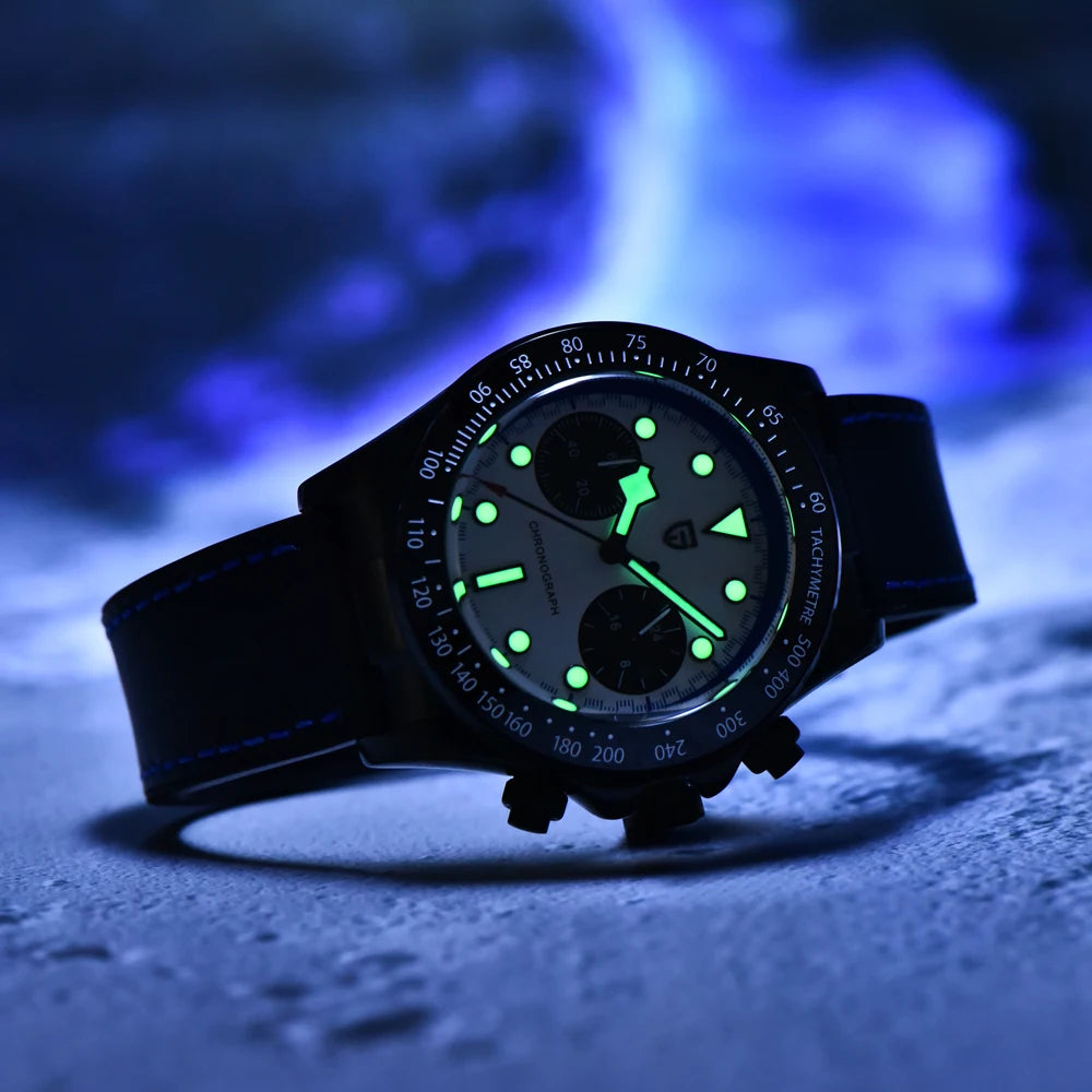 Pagani Design PD-1822 - 40mm Chronograph Watch VK64 Sapphire Crystal 100m