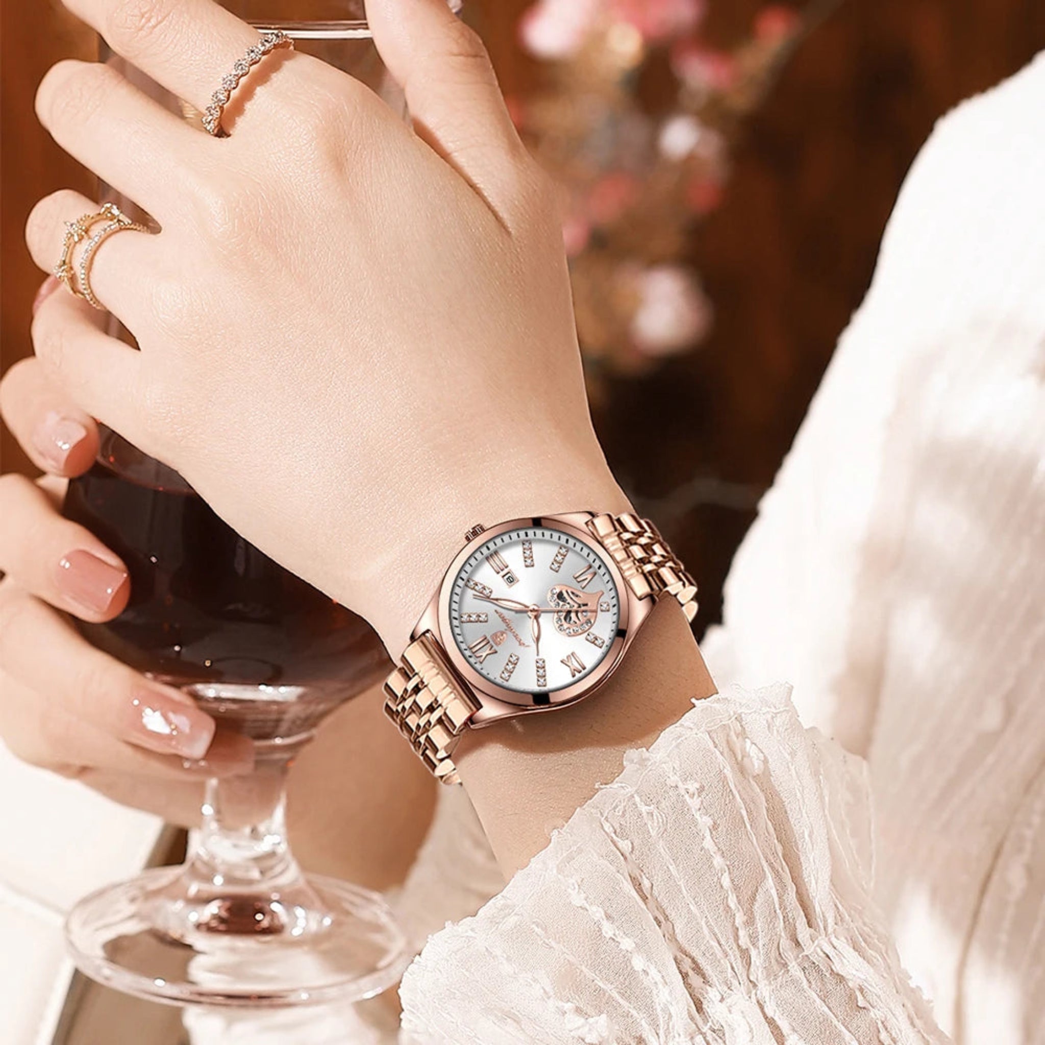 Lumière – Rose Gold Stainless Steel Women's Watch