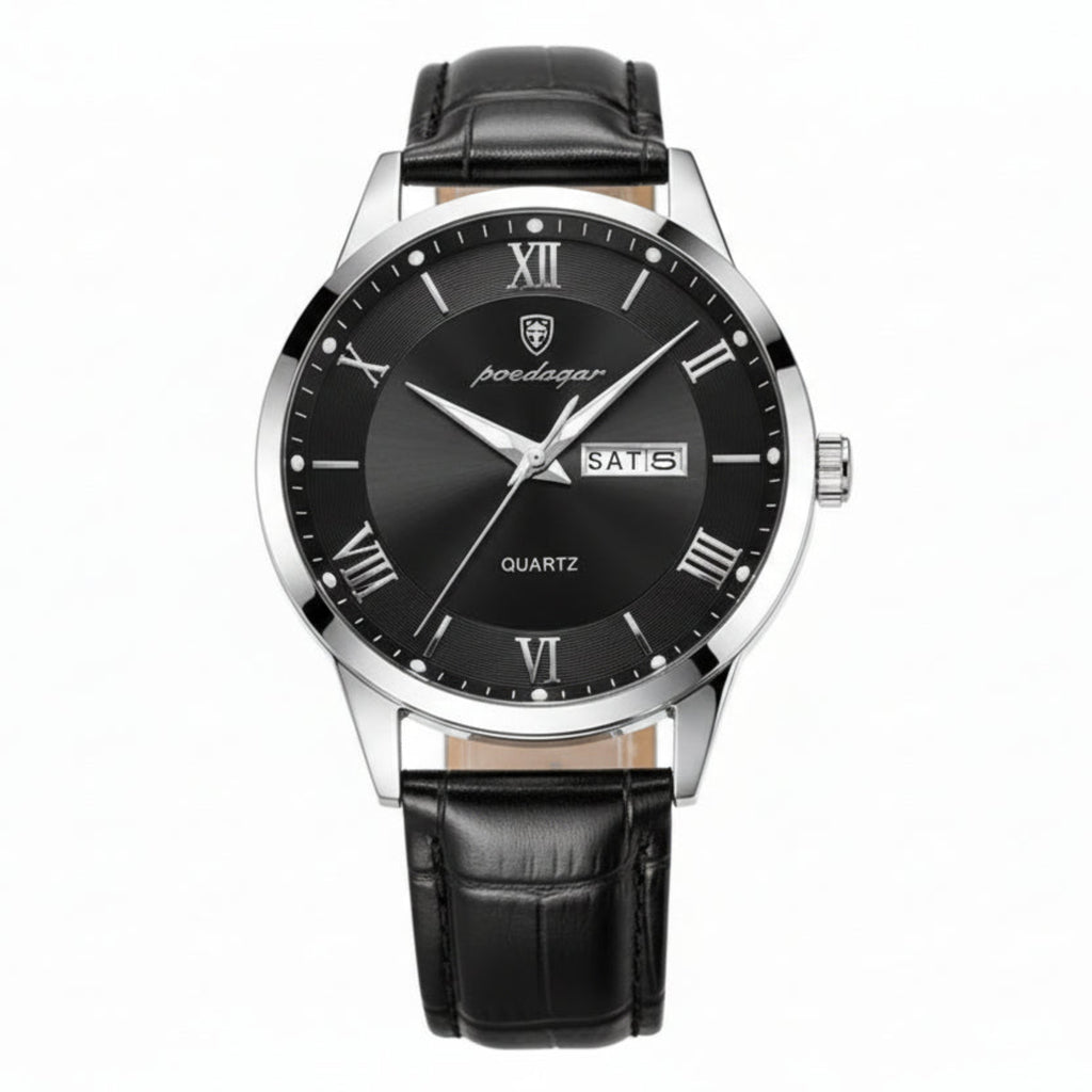 Legacy Men's Watch - Waterproof Leather Strap Business Quartz