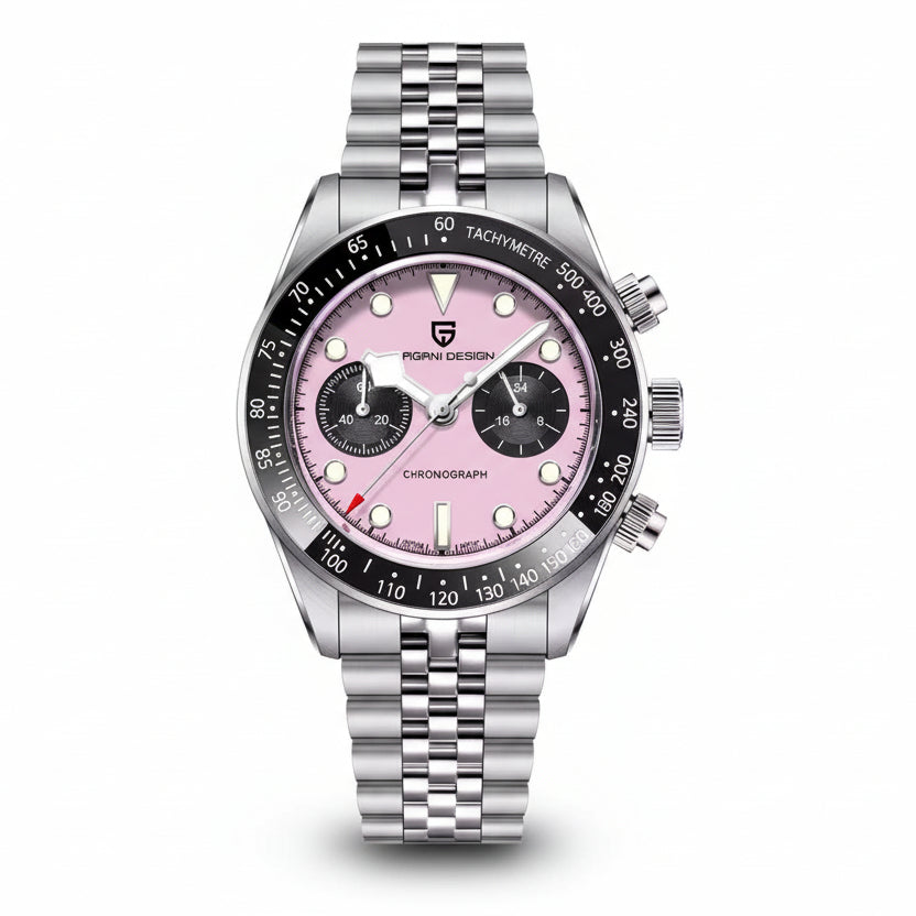 Pagani Design PD-1701 - 40mm BB Flamingo Chronograph Sapphire Crystal 100m