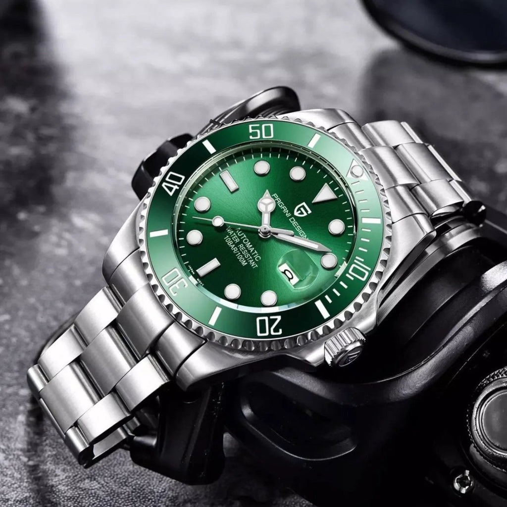 Pagani Design PD-1639 - 43mm Automatic Dive Watch Stainless Steel 100m