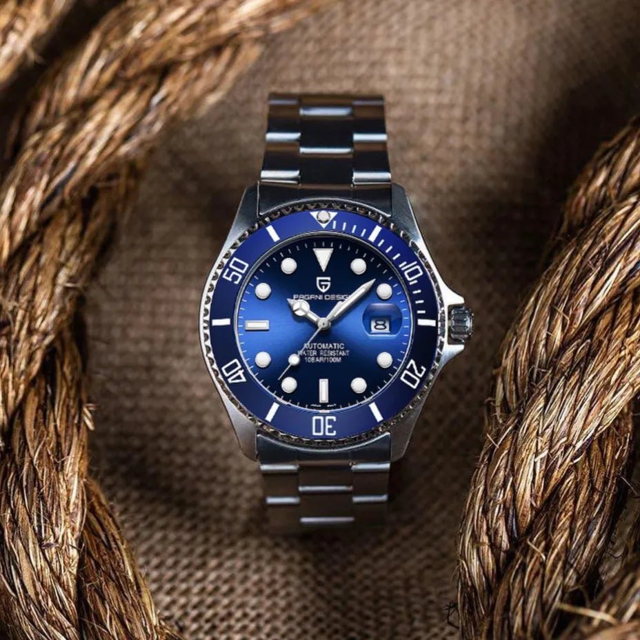 Pagani Design PD-1639 - 43mm Automatic Dive Watch Stainless Steel 100m