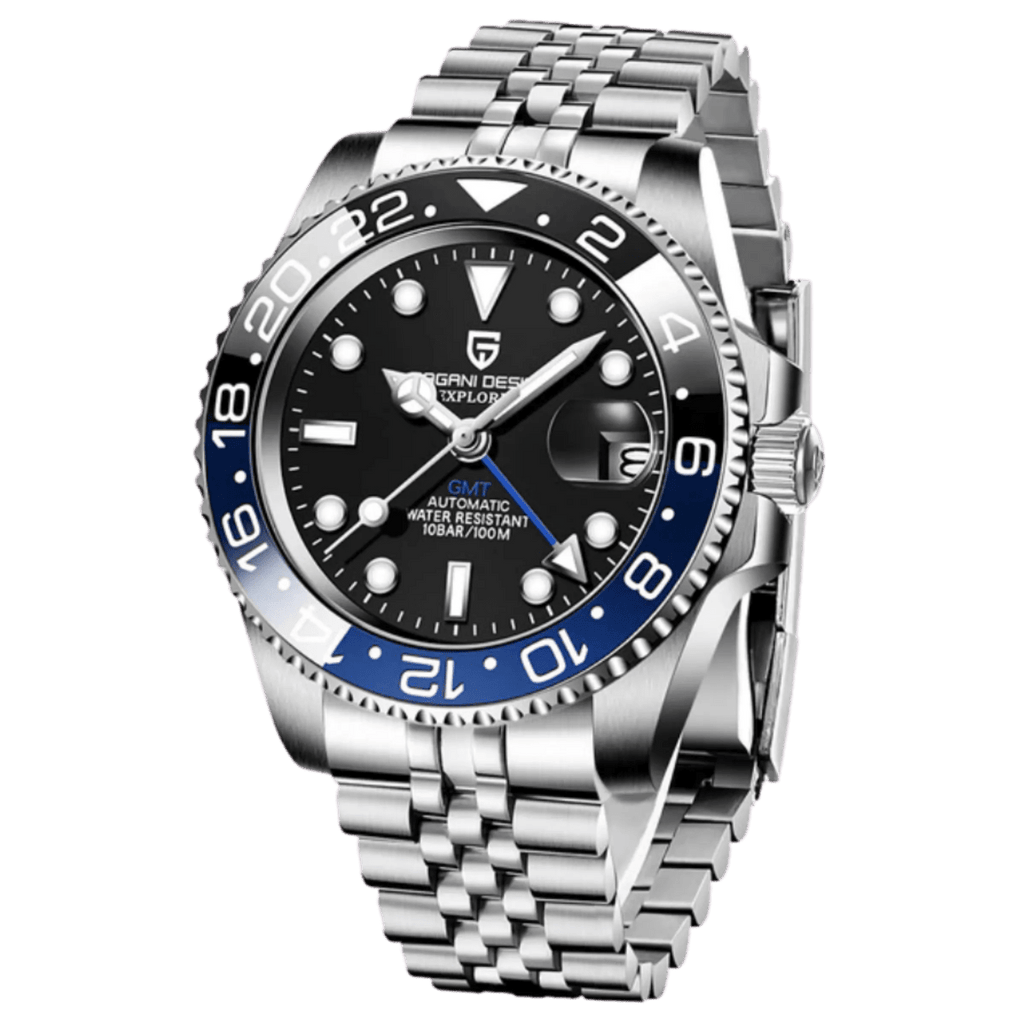 Pagani Design PD-1662 - 40mm GMT Automatic Watch Sapphire Crystal 100m