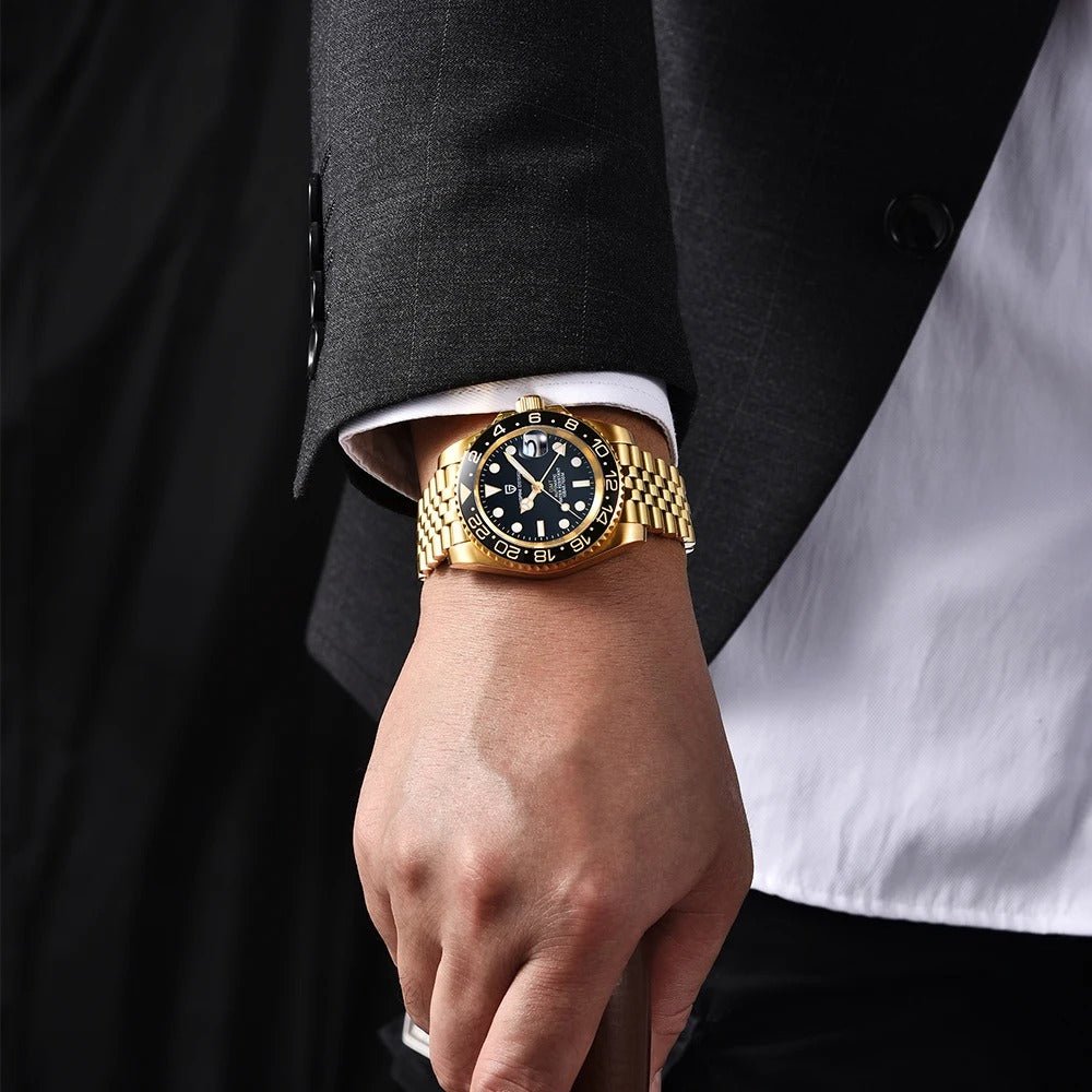 Pagani Design PD-1662 - 40mm GMT Automatic Watch Sapphire Crystal 100m