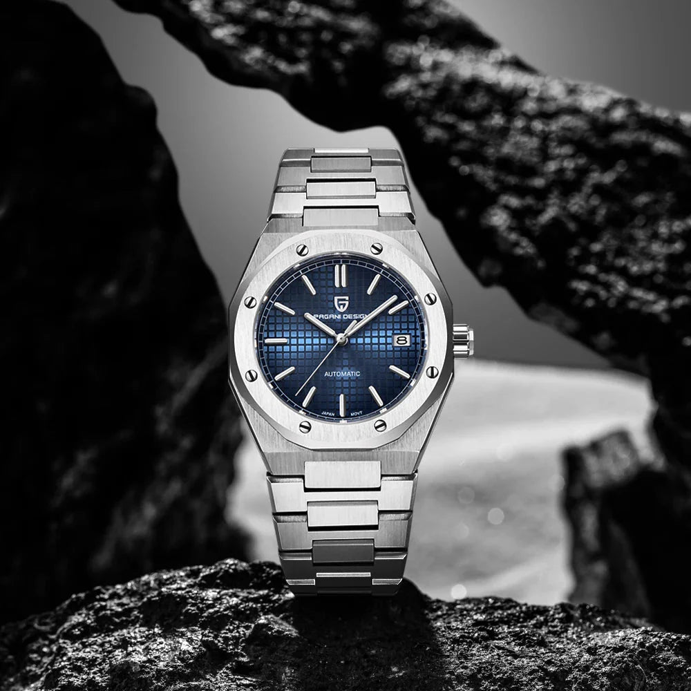 Pagani Design PD-1673 - 40mm Royal Oak Automatic Watch Sapphire Crystal 10 BAR