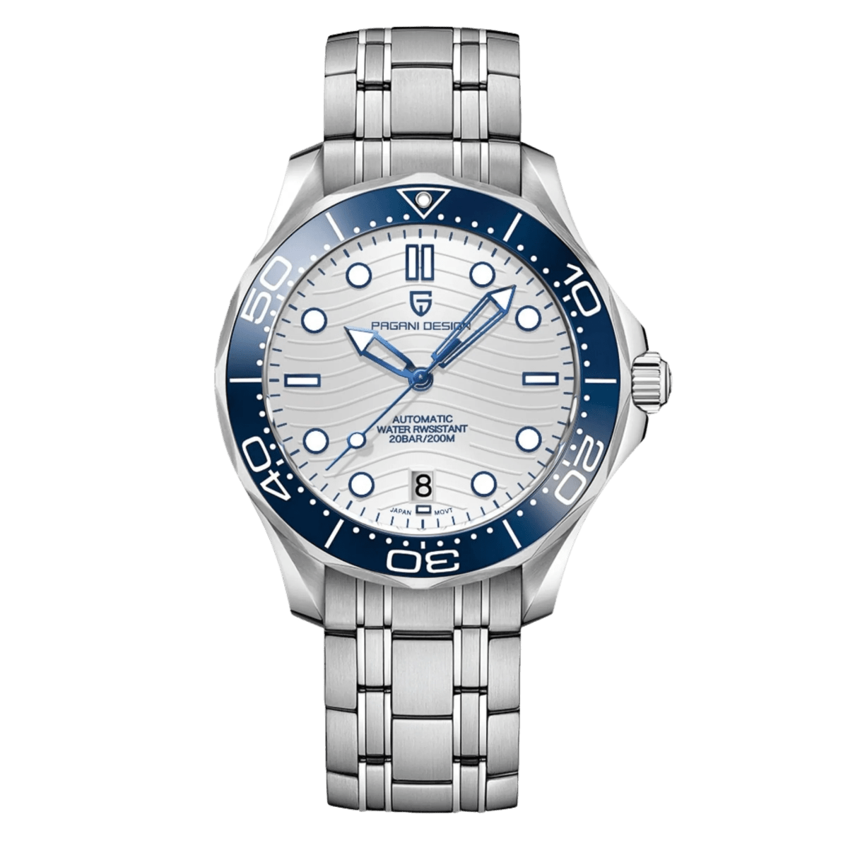 Pagani Design PD-1685 - 42mm Automatic Watch Stainless Steel 200m