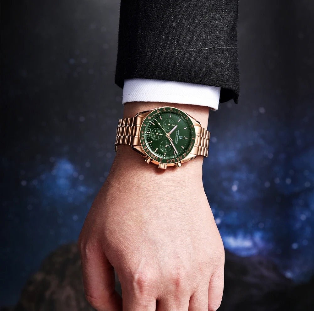 Pagani Design PD-1701 - 40mm Chronograph Watch Sapphire Crystal 100m