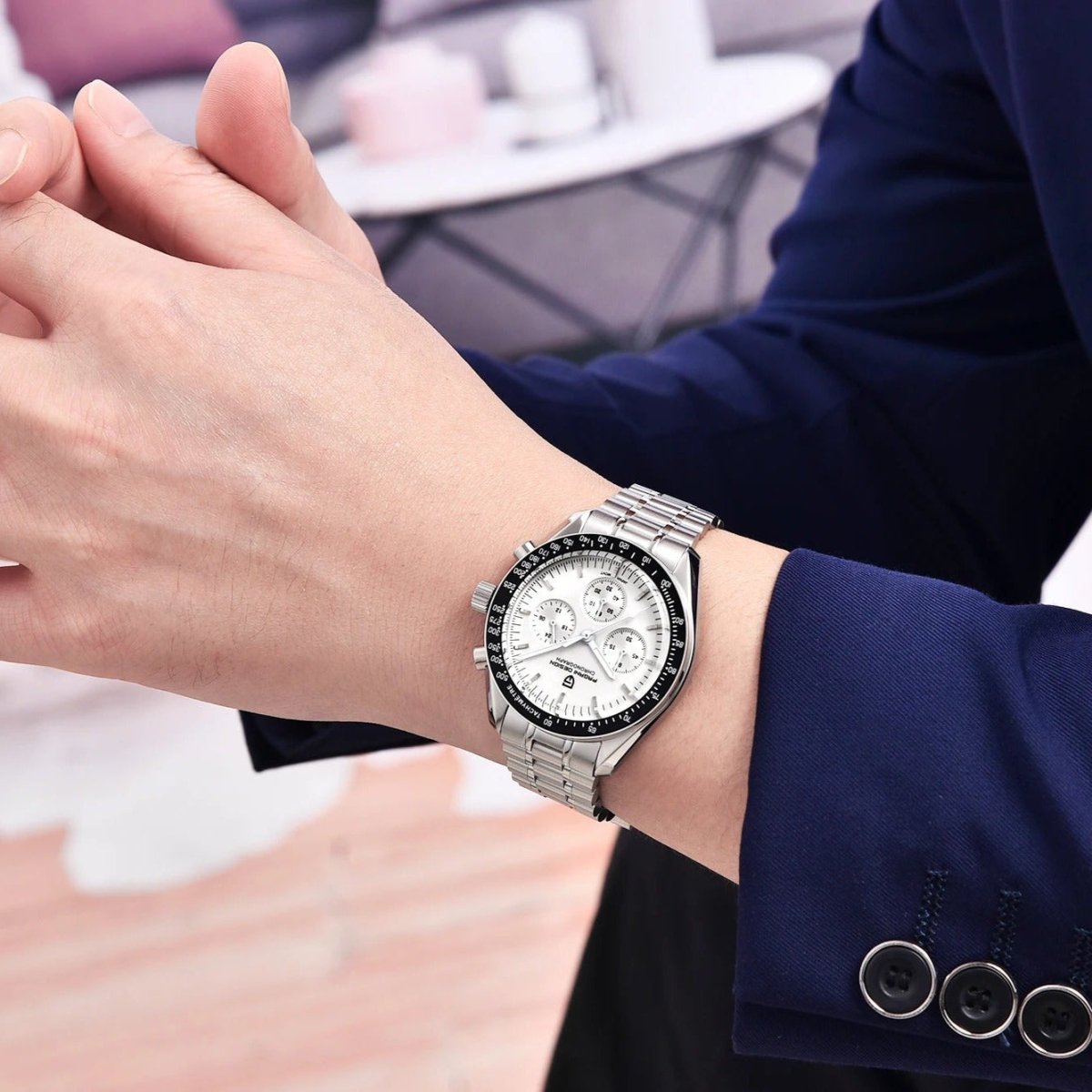 Pagani Design PD-1701 - 40mm Chronograph Watch Sapphire Crystal 100m