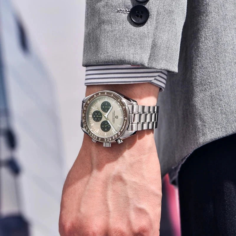 Pagani Design PD-1701 - 40mm Chronograph Watch Sapphire Crystal 100m