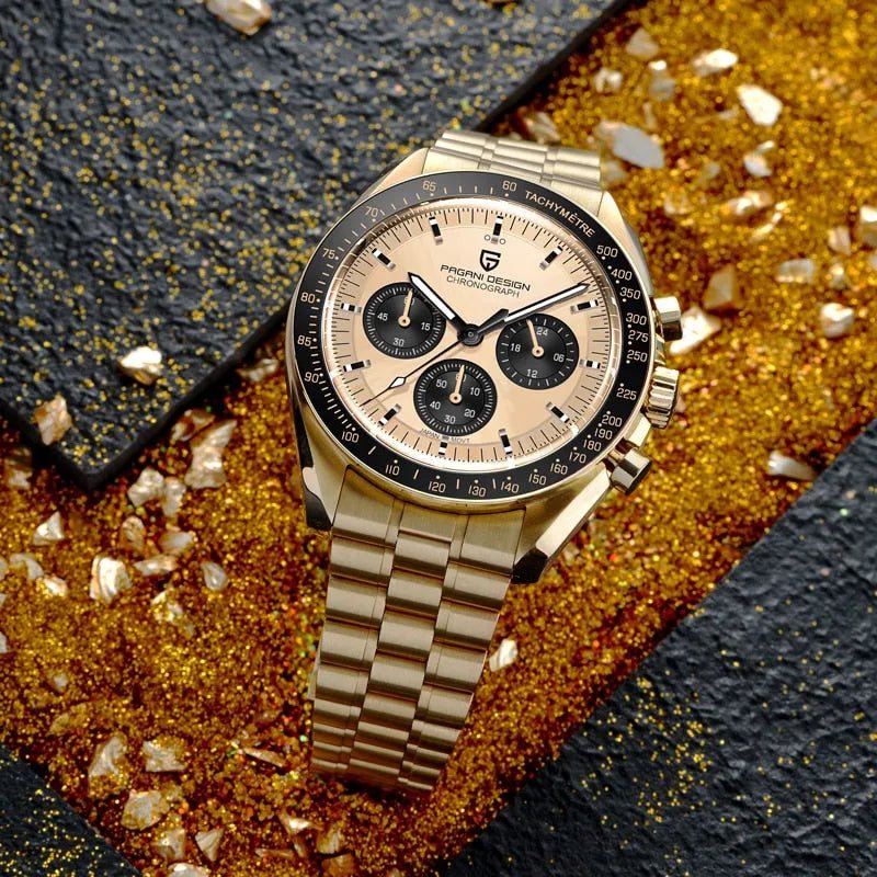 Pagani Design PD-1701 - 40mm Chronograph Watch Sapphire Crystal 100m