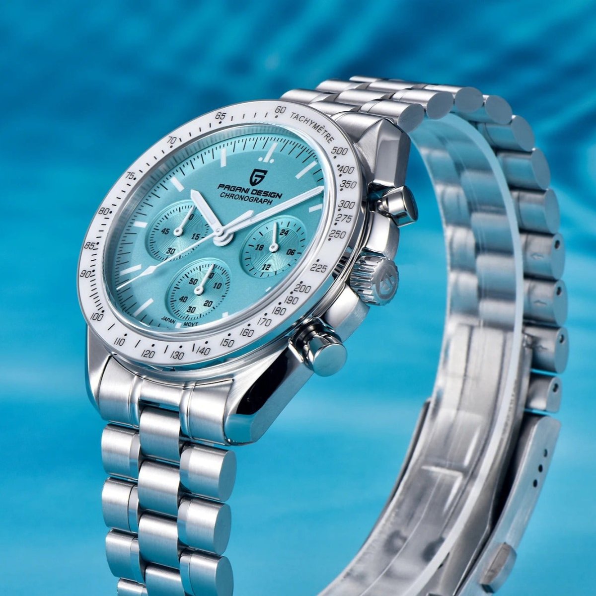 Pagani Design PD-1701 - 40mm Chronograph Watch Sapphire Crystal 100m