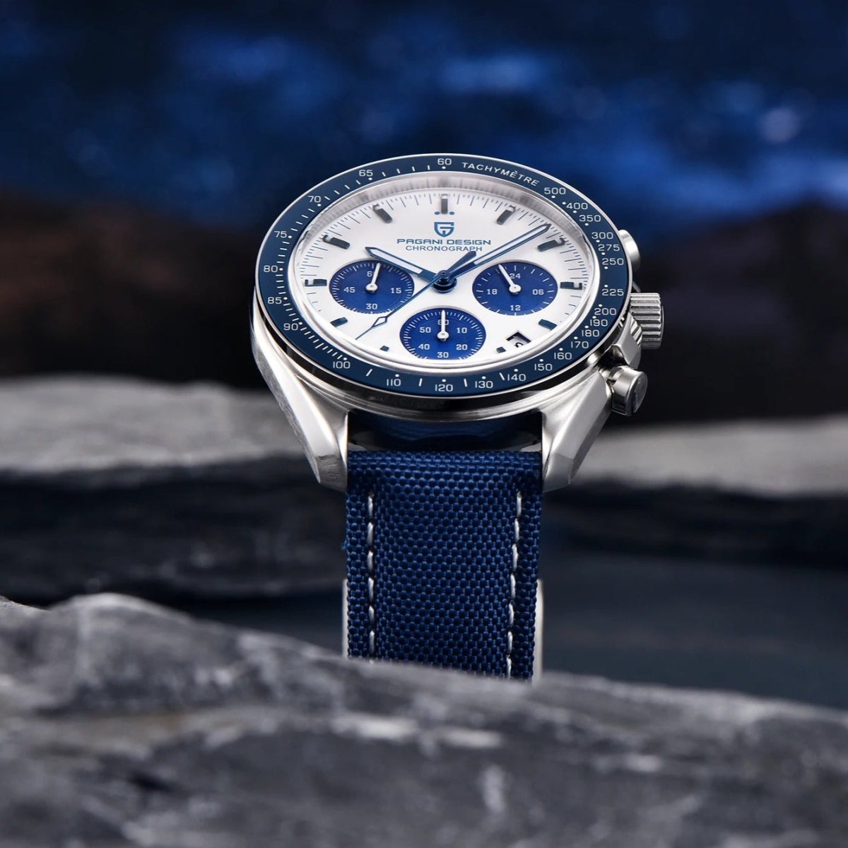 Pagani Design PD-1701 - 40mm Chronograph Watch Sapphire Crystal 100m