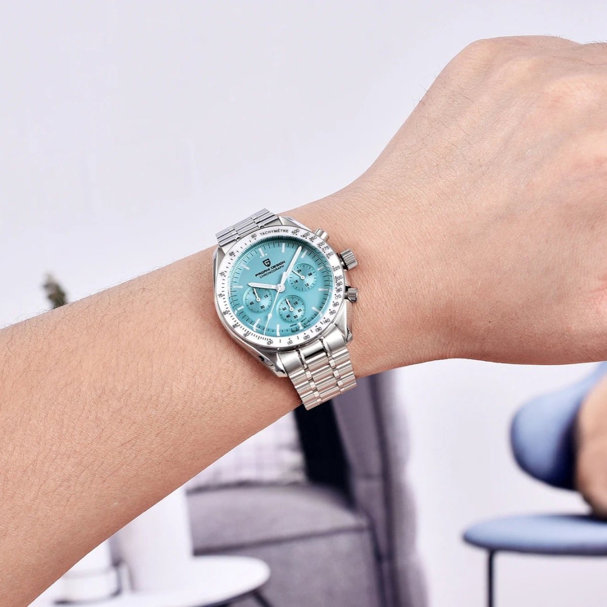 Pagani Design PD-1701 - 40mm Chronograph Watch Sapphire Crystal 100m