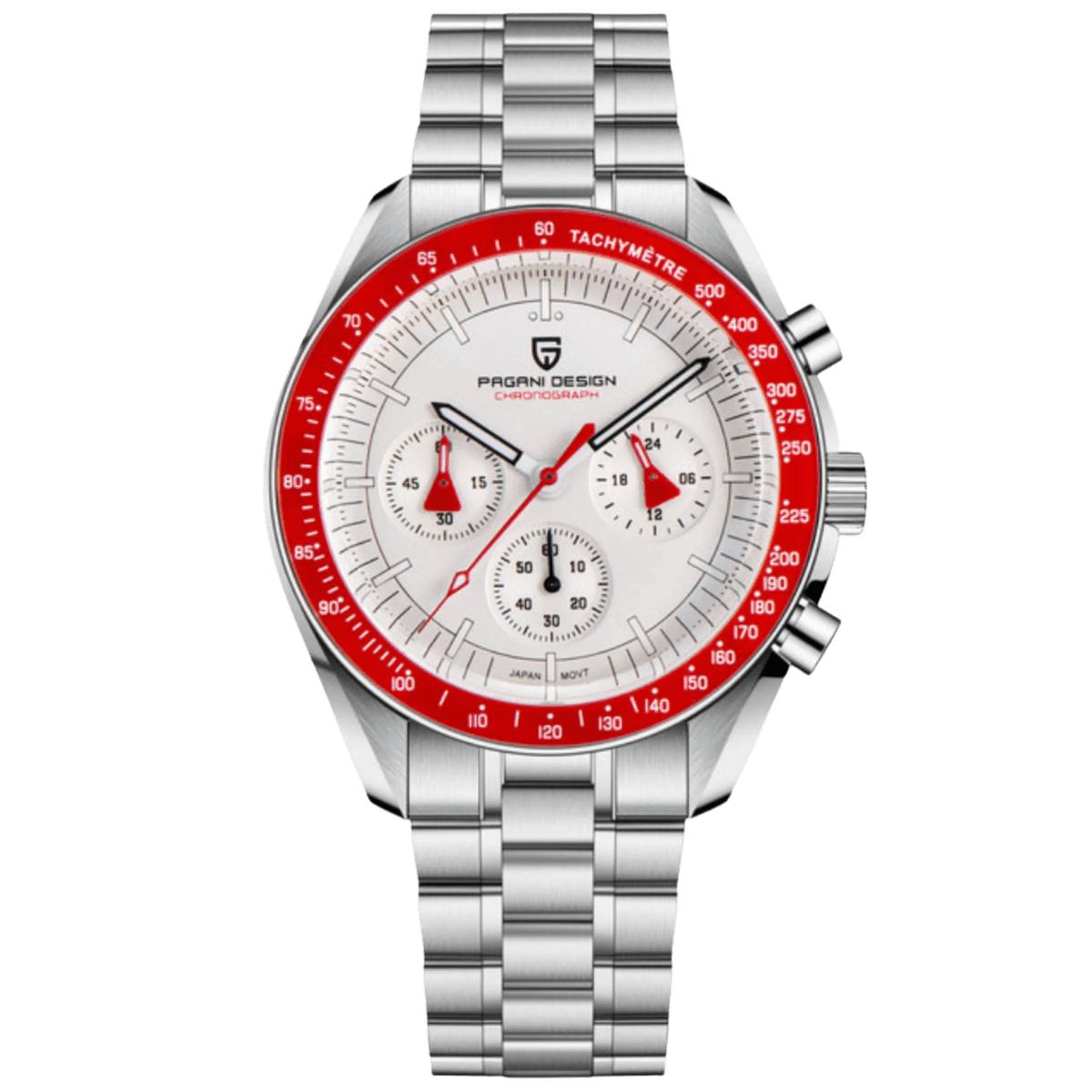 Pagani Design PD-1701 - 40mm Chronograph Watch Sapphire Crystal 100m