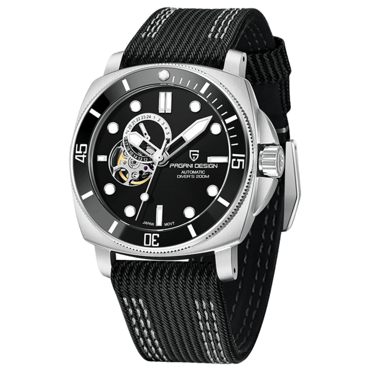 Pagani Design PD-1736 - 43mm Automatic Dive Watch Sapphire Crystal 200m