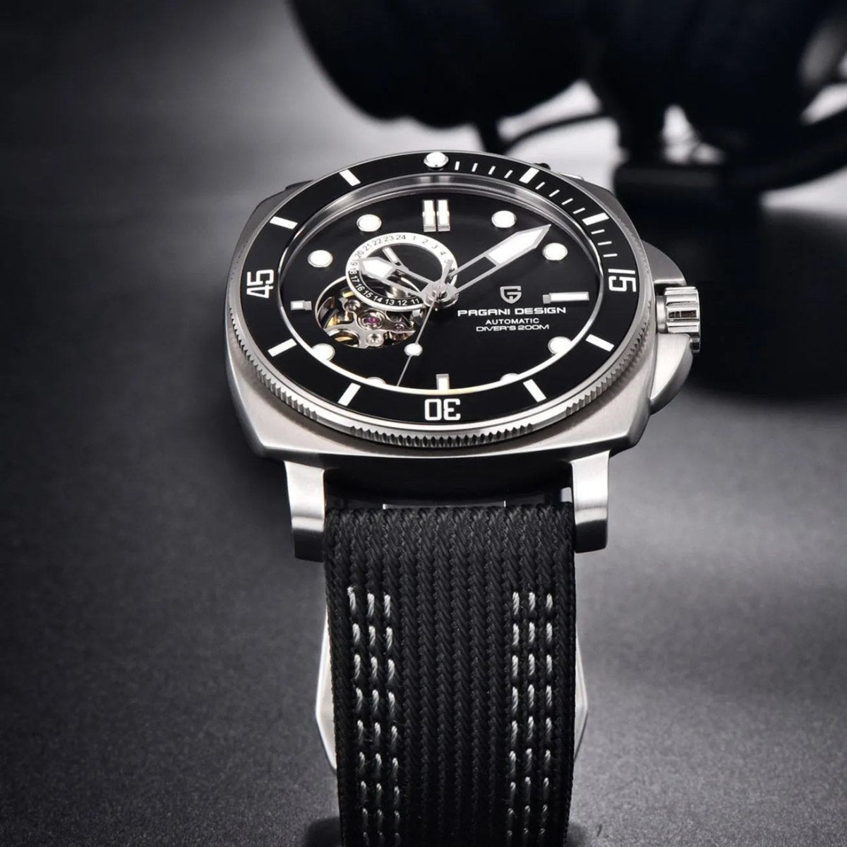 Pagani Design PD-1736 - 43mm Automatic Dive Watch Sapphire Crystal 200m