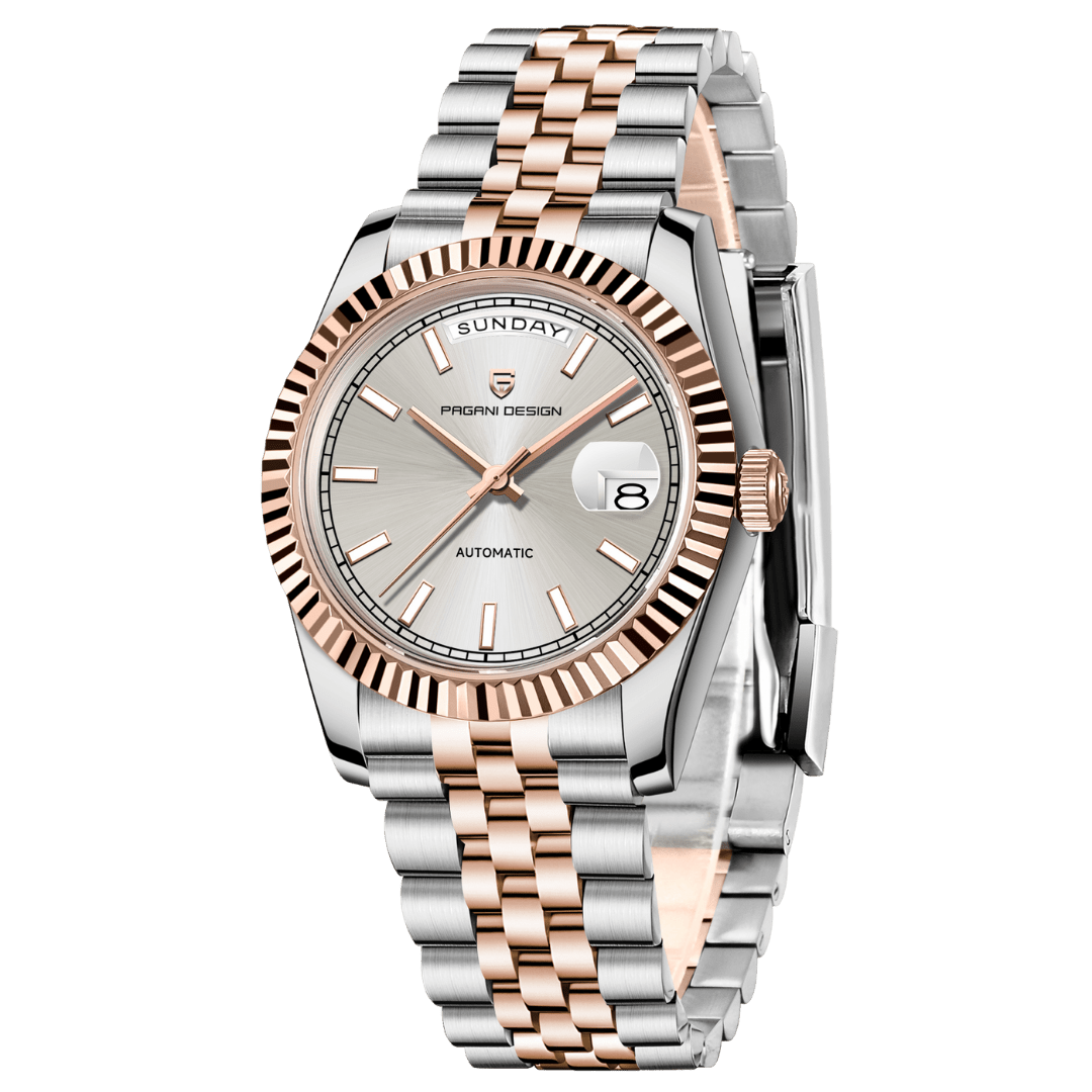Pagani Design PD-1752 - 36mm Day-Date Automatic Watch Sapphire Crystal 100m