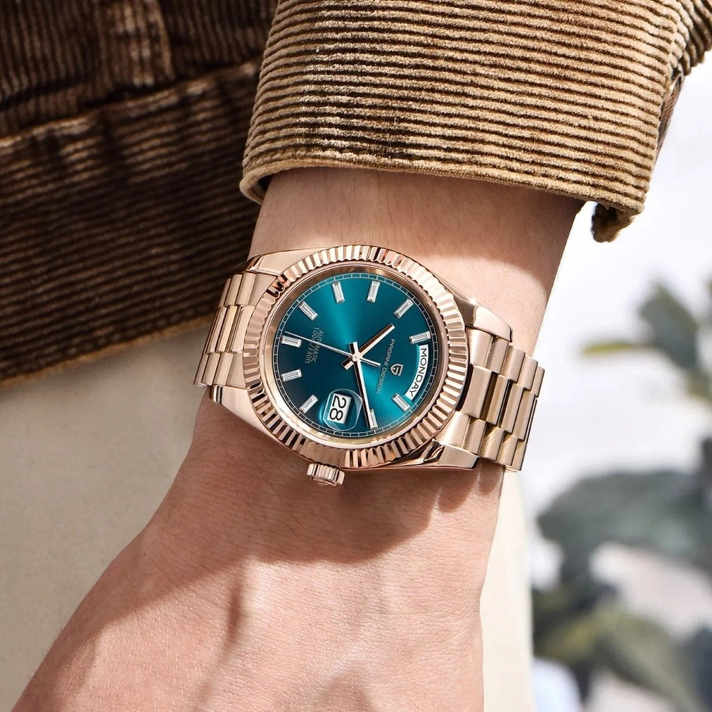 Pagani Design PD-1752 - 36mm Day-Date Automatic Watch Sapphire Crystal 100m