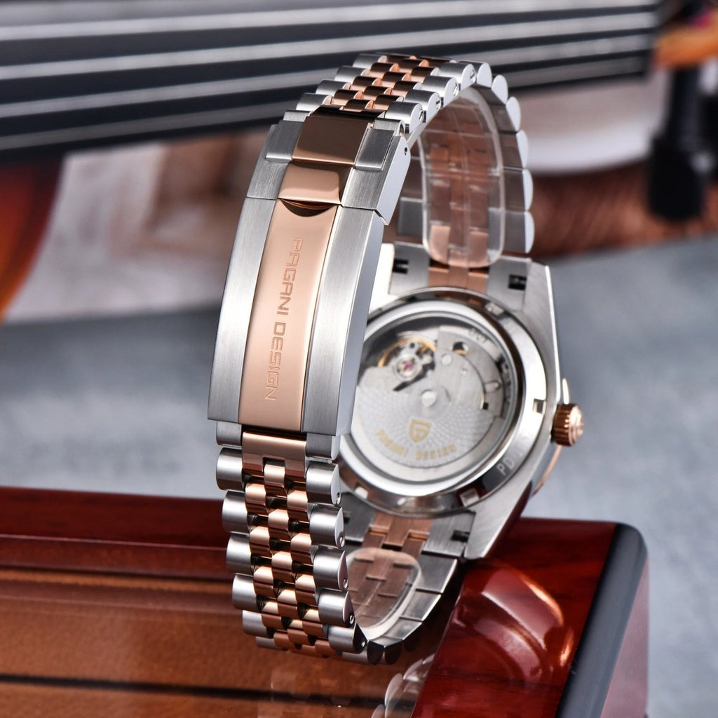 Pagani Design PD-1752 - 36mm Day-Date Automatic Watch Sapphire Crystal 100m