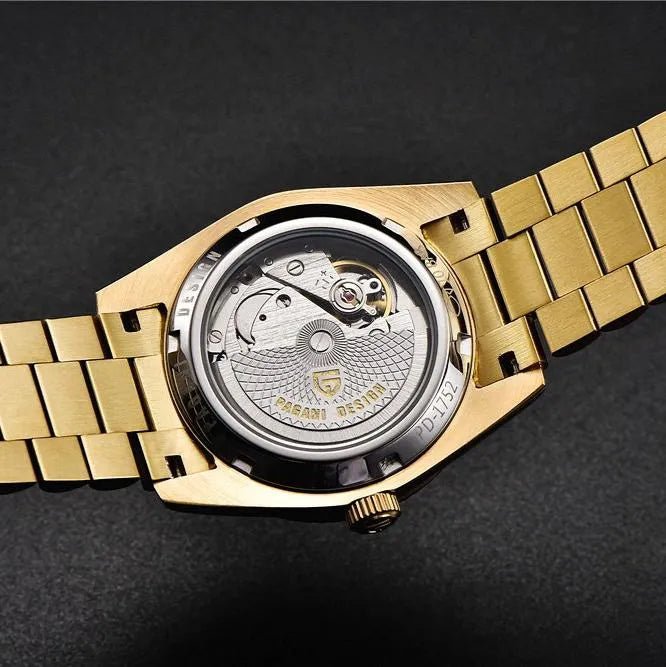 Pagani Design PD-1752 - 36mm Day-Date Automatic Watch Sapphire Crystal 100m