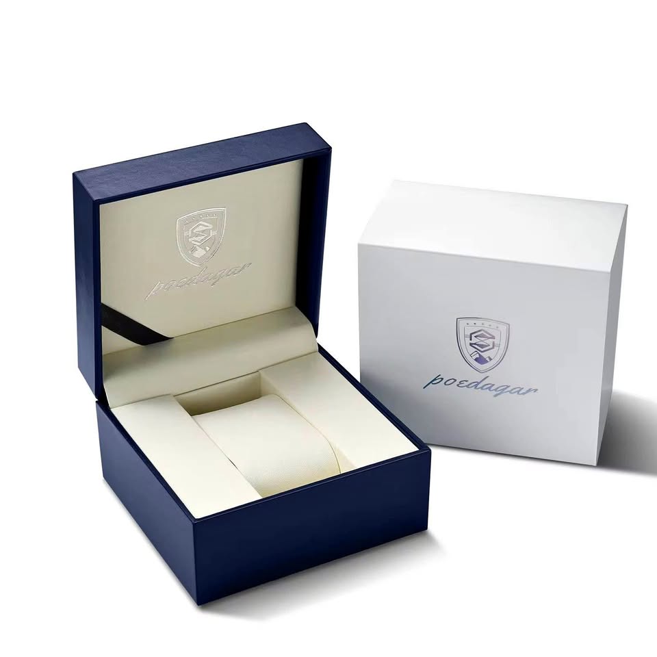 Premium Poedagar® Watch Box - Luxury Storage & Protection