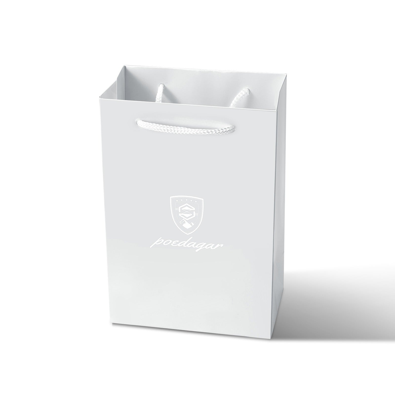 Poedagar® White Gift Bag - Premium Watch Presentation
